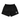 BLACK LOGO SHORTS