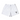 WHITE LOGO SHORTS
